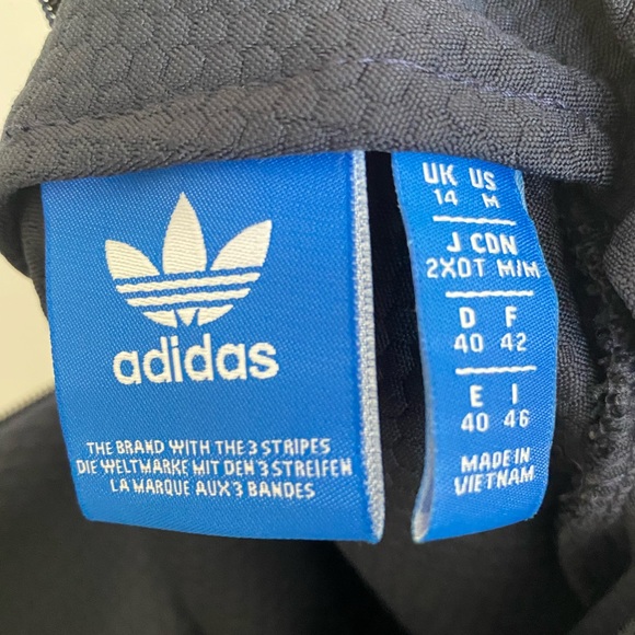 Adidas Navy Blue Thick Long Sleeve Top - Picture 6 of 6